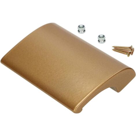 KOTARBAU Poignée de porte de balcon - En aluminium - Doré - De luxe - Pour porte de terrasse - Sécurité fumeur