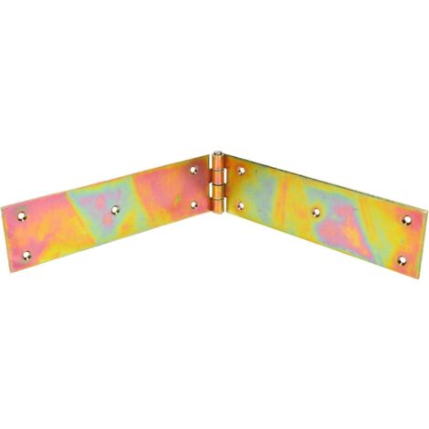 KOTARBAU Charnière de porte 350 x 50 mm avec charnière en acier galvanisé Doré (1/5)