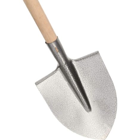 KOTARBAU Pelle robuste 300 x 225 mm Pelle de jardinier pour 38 mm de diamètre Pelle en acier pour planter avec manche