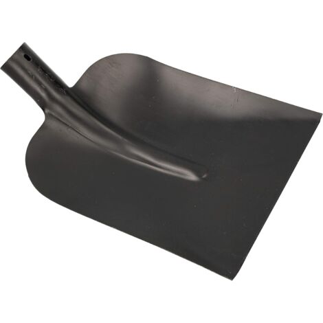 KOTARBAU Pelle de jardin robuste de 270 x 244 mm pour manche de 38 mm de diamètre - Pelle en acier pour ramasser les aliments en vrac sans lame