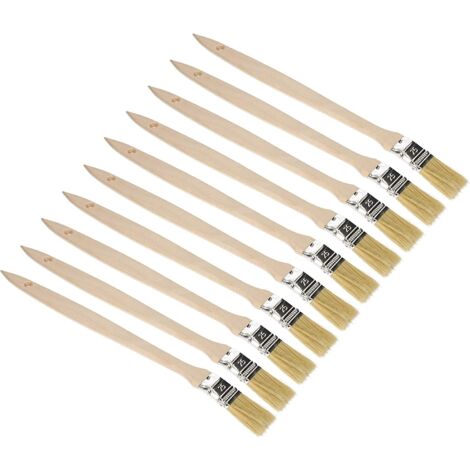 KOTARBAU Lot de 10 pinceaux de radiateur (x mm) - Pinceaux d'angle - Pour les endroits difficiles d'accès (25 mm)