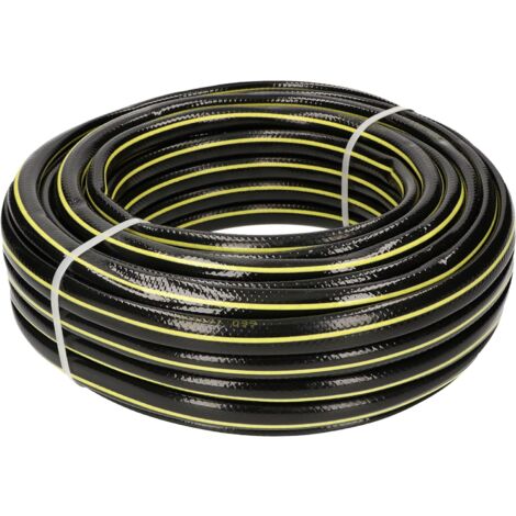 Bricoline – Tuyau d'arrosage renforcé 1/2" 50 m – 4 couches PVC flexible – Résistant aux UV et aux intempéries – Pour usage professionnel (1/5)