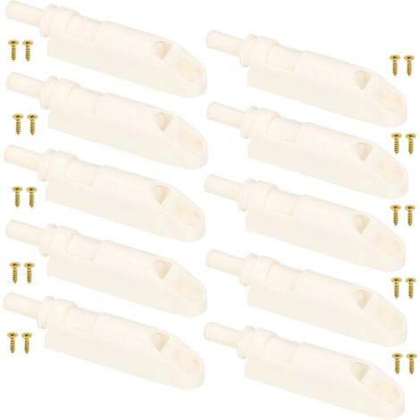 KOTARBAU Lot de 10 amortisseurs pour portes de meubles avec adaptateur KOLOR SoftClose pour meubles (blanc) (1/5)