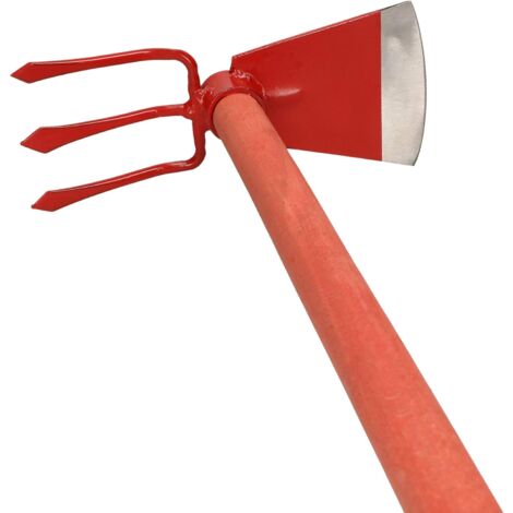 KOTARBAU Houe de jardin 110 x 105 mm 3 dents 107 mm avec manche 120 cm (1/5)