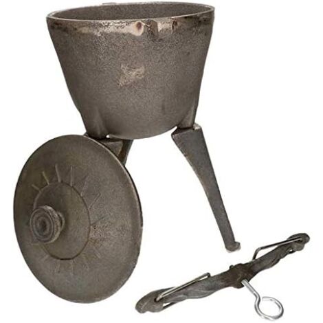 KOTARBAU Chaudière en fonte massive de 5 l pour foyers avec couvercle étanche (1/5)