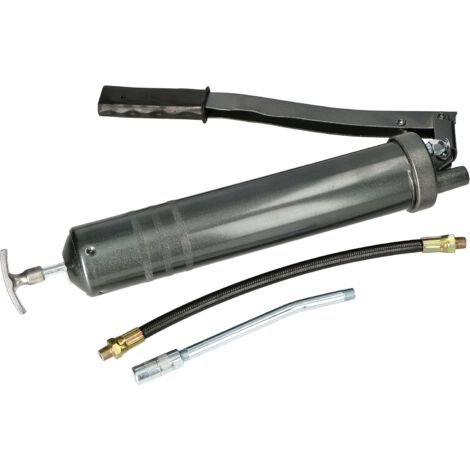 Pompe à Lubrifiant Manuelle En Aluminium - Haute Pression 15 Kgf/cm², Débit 8cc, Réservoir 500cc - Pour Huile N20 à N1000 - 12