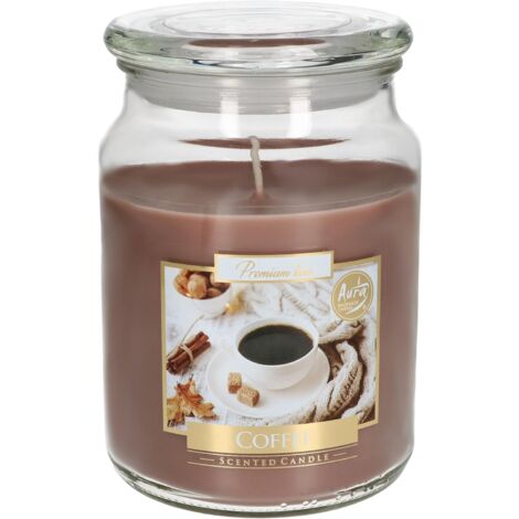 KOTARBAU Grande bougie parfumée en verre avec couvercle - Idée cadeau - Aromathérapie - Bougies décoratives - Durée de combustion : jusqu'à 100 heures (1/5)