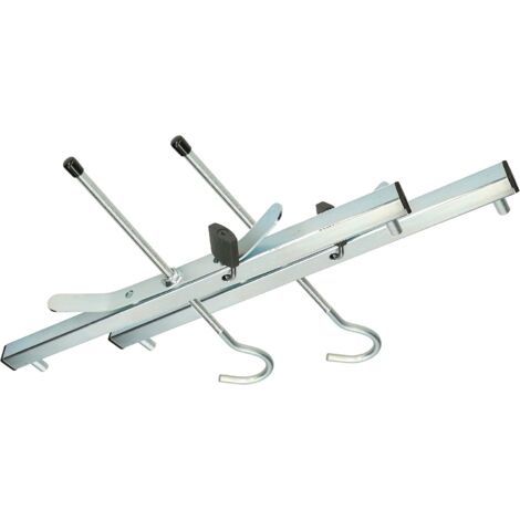 KOTARBAU Lot de 2 supports d'échelle pour barres de toit avec cadenas (1/5)