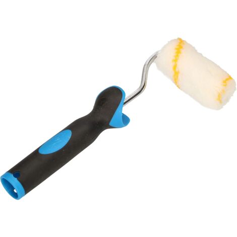 KOTARBAU Rouleau À Peinture Fil D’Or 70 mm Avec Poignée En Caoutchouc Rouleau Pour Peindre Brosse Pour L'application De Peintures De Vernis De Résine Pour La Rénovation (1/5)