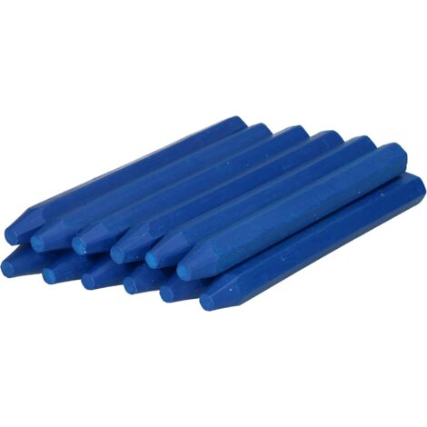 KOTARBAU Lot de 12 crayons de charpentier pour marquer le bois - Bleu (1/5)