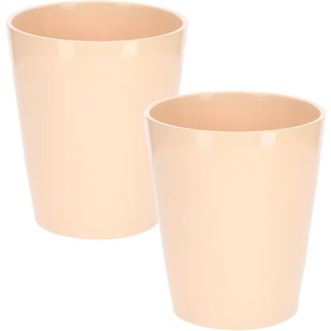 KOTARBAU Lot de 2 pots de fleurs en céramique pour orchidées H 150 mm Ø 120 mm (1/5)