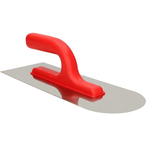 KOTARBAU Truelle d'équitation semi-circulaire en acier inoxydable - 320 mm - Pour travaux de nettoyage (1/5)