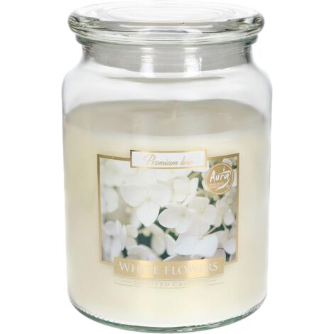 KOTARBAU Grande bougie parfumée en verre avec couvercle - Idée cadeau - Aromathérapie - Bougies décoratives - Durée de combustion : jusqu'à 100 heures (1/5)