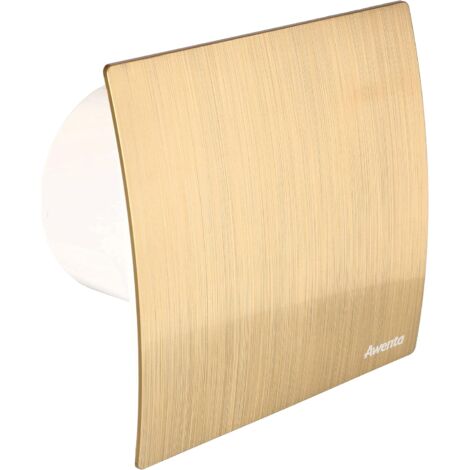 KOTARBAU Ventilateur mural Ø 100 mm - Boîtier silencieux + couvercle - Système d'extraction doré (1/5)