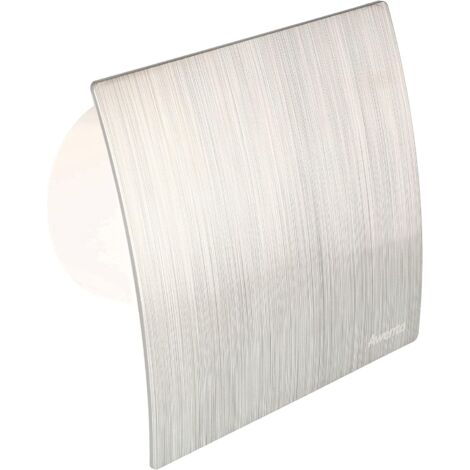 KOTARBAU Ventilateur mural Ø 100 mm - Boîtier silencieux + couvercle - Système d'extraction argenté (1/5)