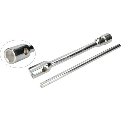 KOTARBAU Clé de roue de voiture double face 24x27mm avec clé cruciforme à levier rotatif (1/5)
