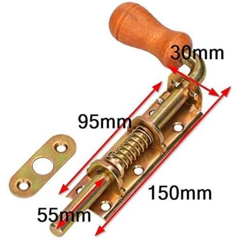 Litoexpe Lot De 2 Poignées à Ressort De 10,9 Cm, Poignées Robustes En Acier Inoxydable Avec Poignée En Caoutchouc, Poignées Pliables Pour Boîte à Outils, Coffre, Caisse, Boîtes De Rangement