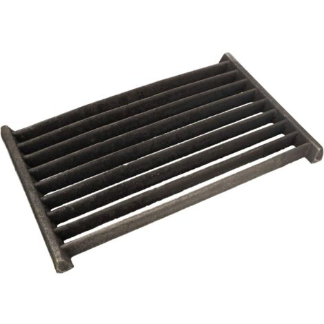 Kotarbau – Grille de cheminée en fonte 32 x 21,5 cm – Résistante aux températures élevées – Pour poêles et cheminées – Entretien facile