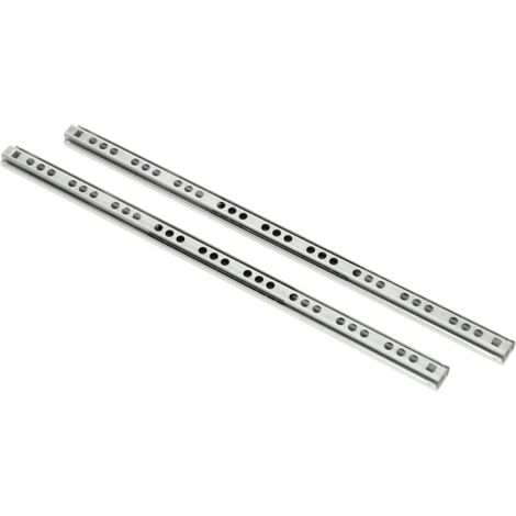KOTARBAU Lot de 2 glissières à billes télescopiques avec fermeture amortie SoftClose (L-310) (1/5)