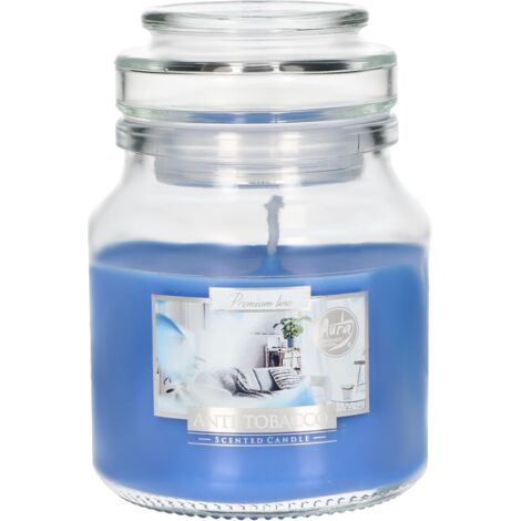 KOTARBAU Bougie parfumée dans un verre avec couvercle - Idée cadeau - Bougies décoratives d'aromathérapie - Durée de combustion jusqu'à heures (petite, anti-obacco) (1/5)