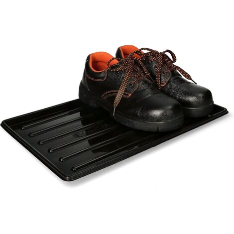 KOTARBAU Bac à chaussures 45 x 30 cm - Noir (1/5)