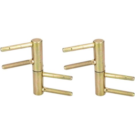 KOTARBAU Lot de 2 bandes de perçage universelles en laiton de 20 mm - Pour porte d'entrée - Robuste - Grande capacité de charge - Tête de cylindre réglable