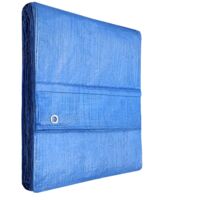 KOTARBAU® Bâche de Protection Extérieur - Polyéthylène - 12 x 15 m - Bleu - 75 g/m² - Bâche Anti UV - Bache Remorque - Bache Impermeable Exterieu