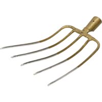 KOTARBAU Fourche à foin 5 dents Fourchette à foin Fourchette de jardin Fourche à fumier Fourche de jardin Fourche à bêche Fourche pour jardin Fourche pour jardin et agriculture