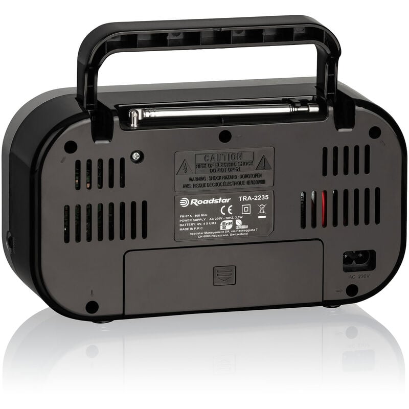 EM - Lecteur de Cassettes Portable Walkman avec Radio AM/FM, Sortie  Audio 3.5mm, Baladeur pour Ecouter Vos Programmes Radio Préférés/Lecteur