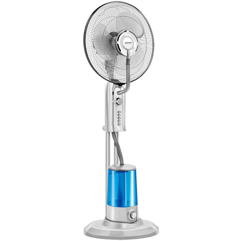 Ventilateur brumisateur industriel humidificateur et refroidissement,  ventilateur oscillant sur pied avec réservoir d'eau de 40 L, oscillation de  90