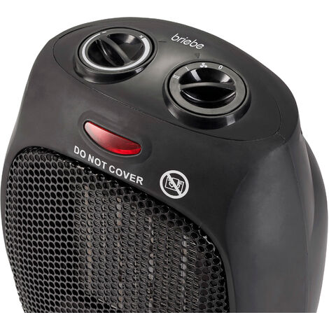Chauffage Céramique Portable PTC, 2 Niveaux de Puissance, Thermostat,Froid/Chaud Briebe HT1128 Noir - Chauffage soufflant - Achat & prix Chauffage Céramique Portable PTC, 2 Niveaux de Puissance, Thermostat,Froid/Chaud Briebe HT1128 Noir - Chauffage soufflant - Achat & prix