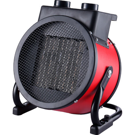 Radiateur Céramique Portable 750/1500W - Chauffage D'appoint Avec Thermostat Et Air Froid/chaud