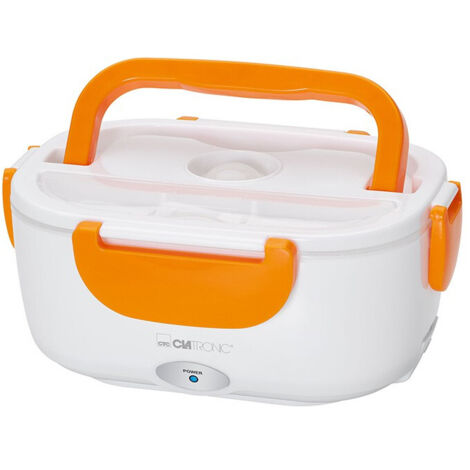 Clatronic LB 3719 Boîte à Lunch Électrique Blanc Orange (1/10)