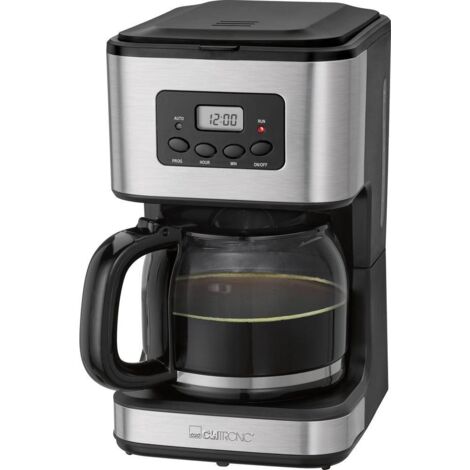Clatronic KA 3642 Cafetière Argent 14 Tasses Programmable (1/6)