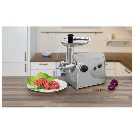 Hachoir à Viande Électrique, 3 en 1 avec 3 lames à légumes et 3 plaques de broyage, machine à saucisses pour usage domestique - Electroménager