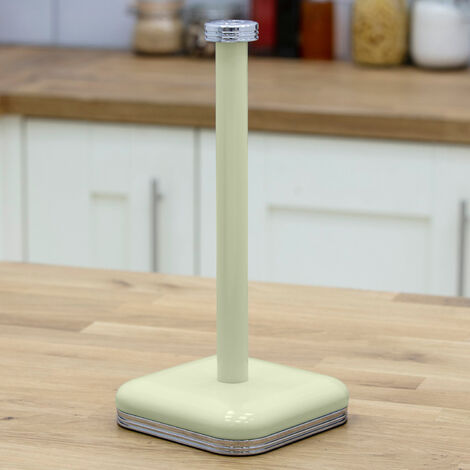SWAN SWKA1040GRN Porte-papier De Cuisine Retro, Acier Inoxydable Stable Design Vintage Gris Gris 17669312