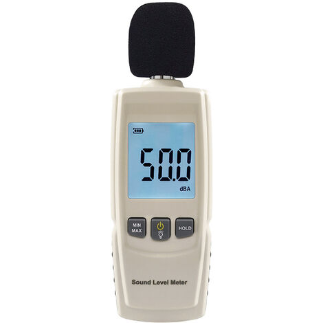 Livello sonoro digitale misuratore di decibel 30-130dB Tester di pressione Misura del rumore 