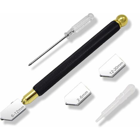 TUBO di vetro di Taglio Taglierina Cutter Strumento tubo di vetro Cutter accurate portatile a mano 