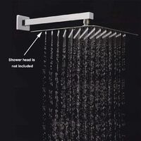 Estensione per doccia attacco per bagno con braccio di prolunga per doccia montato a parete in acciaio inossidabile da 60 cm 