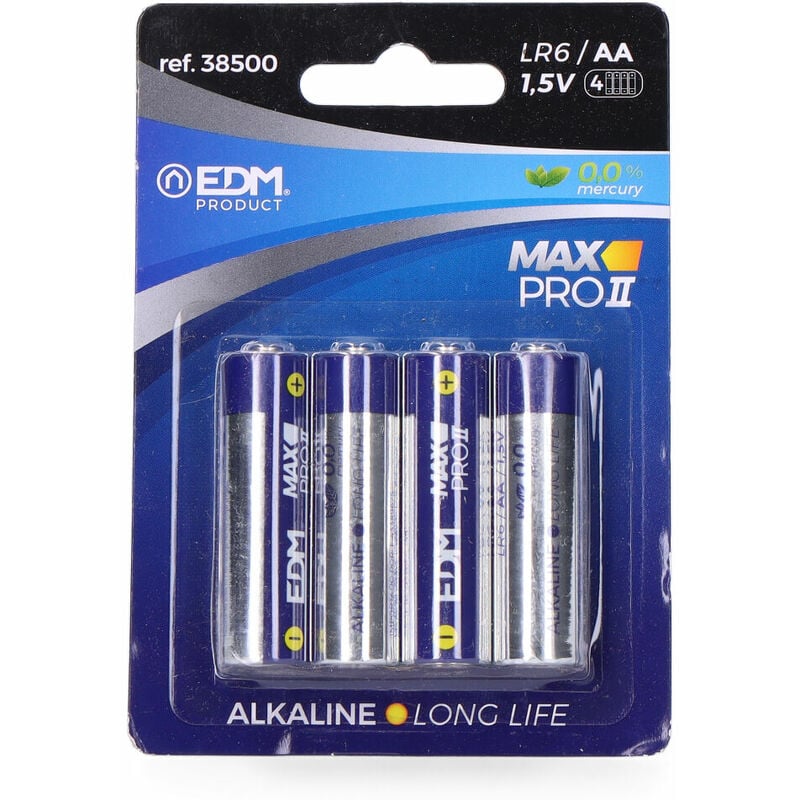 4 AA Varta Longlife - 1.5V - AA - Alkaline - Disposable batteries