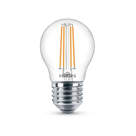 Pack 2 Light Bulb LED Philips E27 P45 4.3W 470Lm 2700K [PH-929001890557]