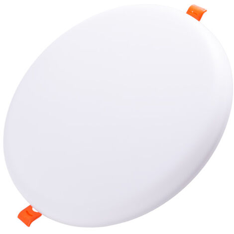 Frameless Rimless LED Panel Light Recessed Round Ceiling Lamp Adjustable  Cut-Out