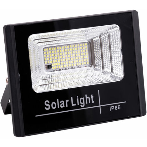Solar LED Floodlight 30W 6500K Tafel: 6V/6W Battery: 3.2V/3000MaH Remote  Control [HO-SolarFL-30W-02]