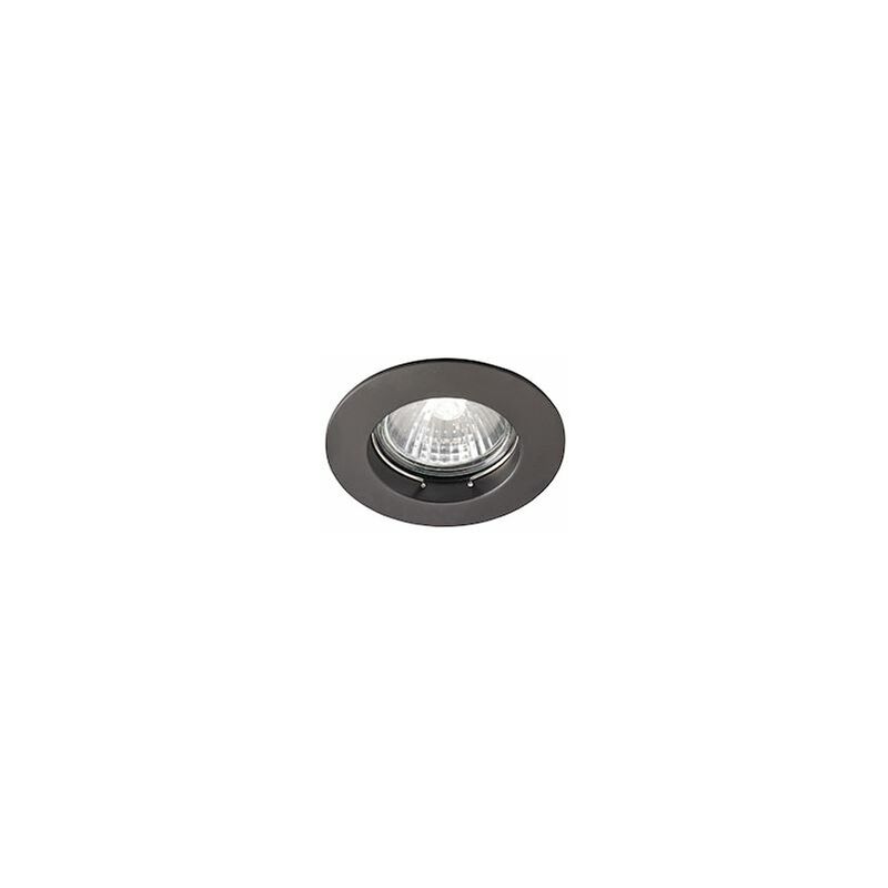 spot encastrable - rond - europole be better - culot gu10 - noir - fixe - bague - europole 2305