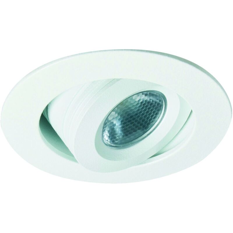spot encastré à led - europole bali led 4 - orientable - 2.5w - 3000k - blanc - europole 461240