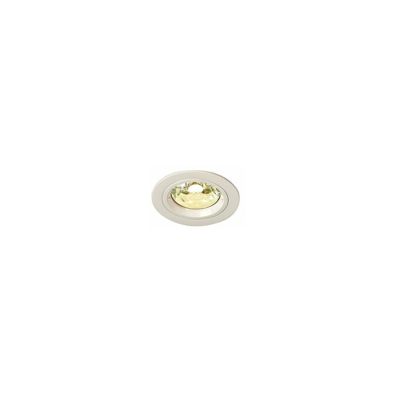 spot encastrable - rond - europole be better - culot gu10 - blanc - fixe - ip44 - europole 234400