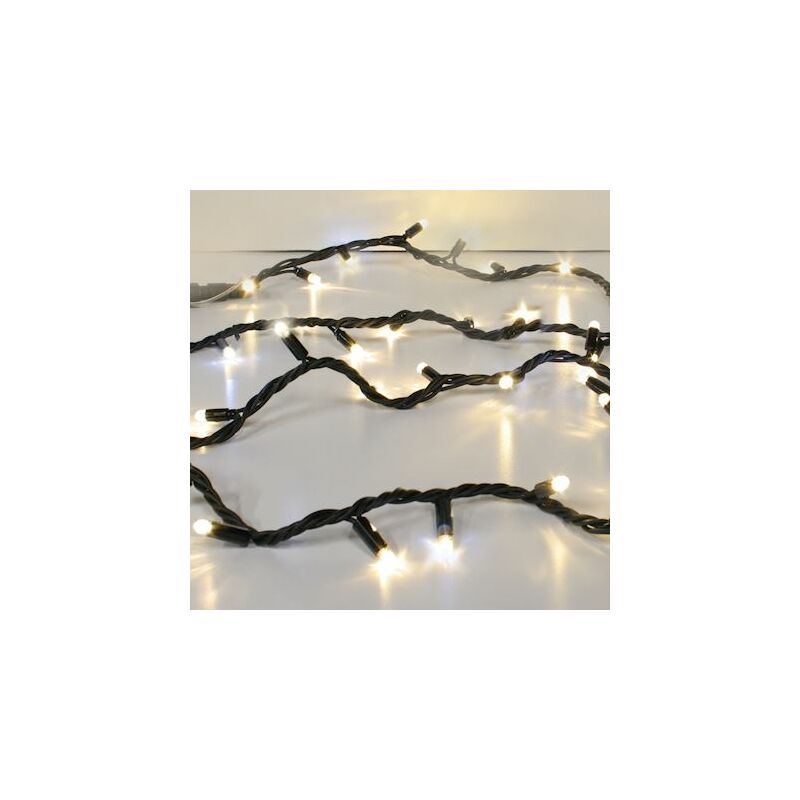 Lot De 10 LEDs 5mm Blanc Chaud 3000K - 12V Avec Câble Et Résistance - 20cm De Fil