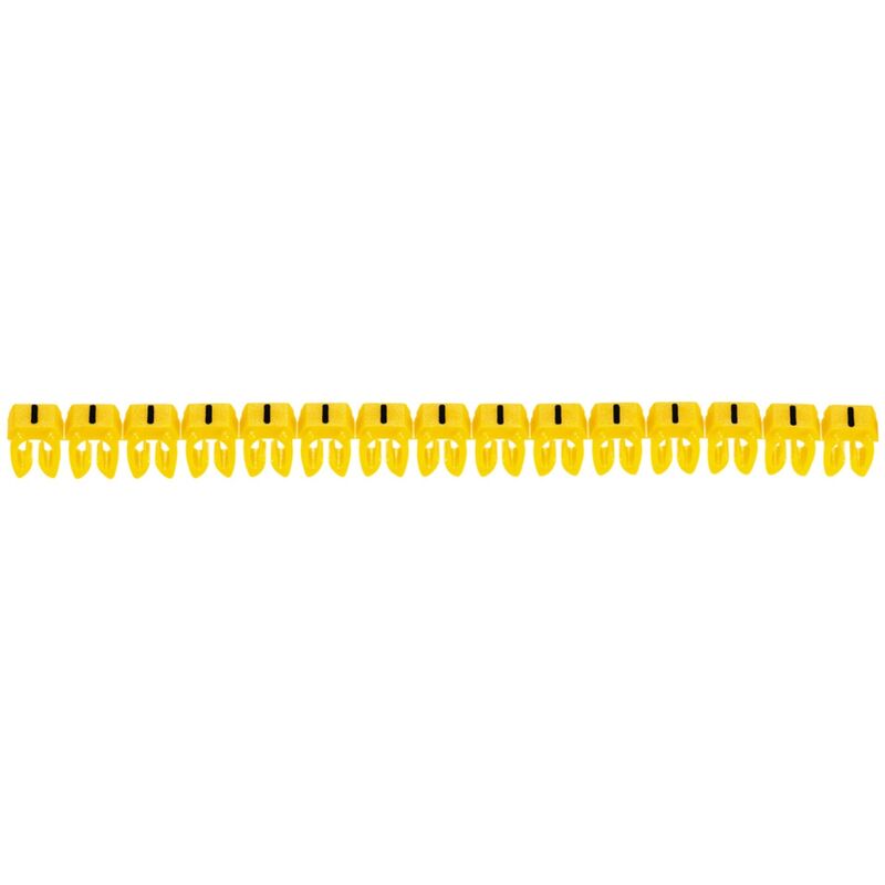 repère pour fil de 4 à 6 mm2 - signe - - couleur jaune - legrand cab 3