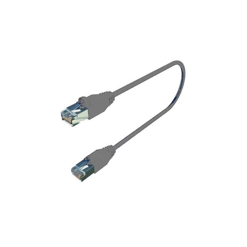 Cordon RJ45 FTP CAT7 - 30 Mètres surmoulé gris - (connecteur RJ45 CAT 6A)