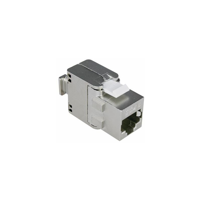 Connecteur RJ45 Blindé Cat6A 10G – Gigamedia GGMPRJC6A10G, Montage Sans Outil